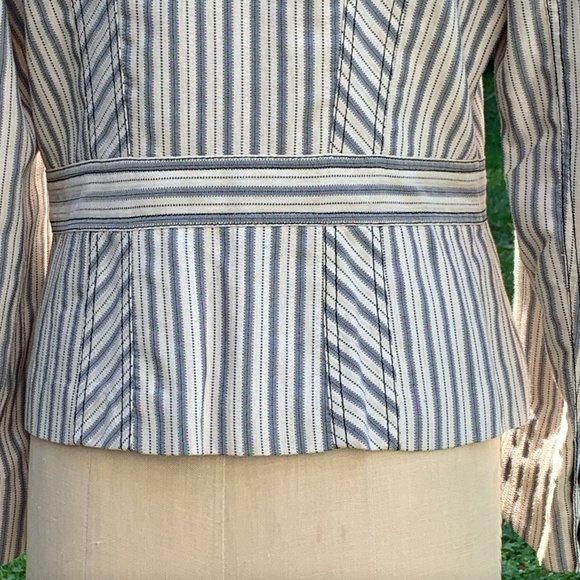 Bianca Nygard Cream/Grey StripedJacket - Picture 8 of 16